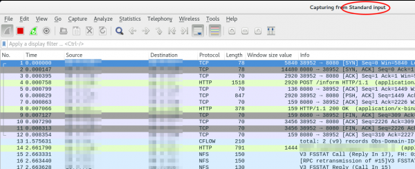 launching wireshark linux