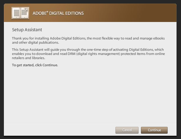 adobe digital editions wont open book