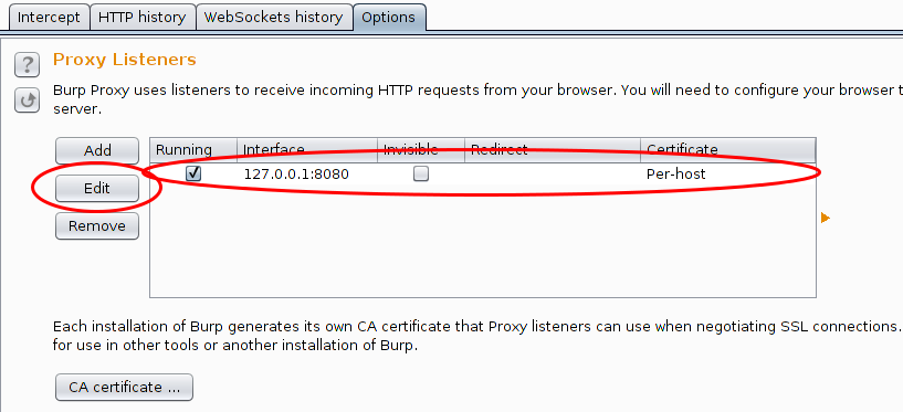 burp certificate install